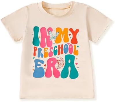 in My Preschool Era Shirt, First Day of School Shirt, Back to School Shirt, Retro Kid Toddler Girl Boy Preschool Tee