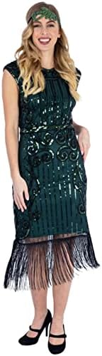 Ro Rox Josephine Vintage Dress Great Gatsby Retro 20s Flapper Party Wedding